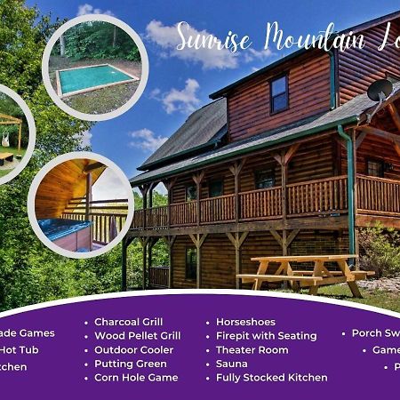 Fabulous Pet-Friendly, Family Cabin With Outdoor Kitchen, Hot Tub, Sauna, Fireplace, Theater Room, Arcade, Pool Table, And Fire Pit Within Minuties Of Dollywood Sevierville Exterior foto